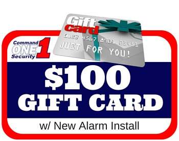 $100 Gift Card with alarm install