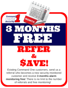 Command One 3 months free referral offer