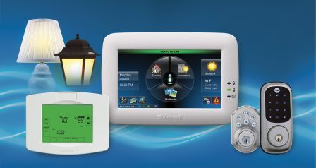honeywell total connect keypad and home automation devices